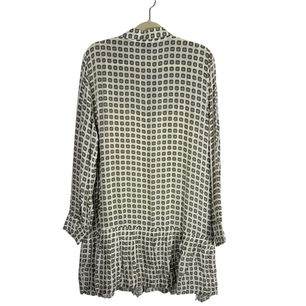 NWT J. Crew New Amelia Shirt Dress Foulard Print Ivory Lace Drop Waist Sz XL